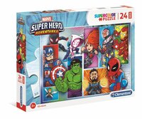 Clementoni Puzzle 24el Maxi Super Hero Adventures 24208