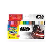 Pastele olejne trójkątne 12 kolorów Colorino Kids Star Wars