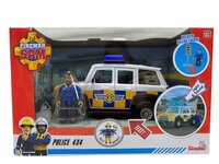 PROMO Strażak Sam Jeep policyjny z figurką Malcolm Simba