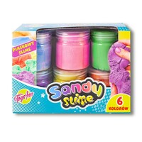 Sandy Slime zestaw 6 kolorów po 160g STN 6598