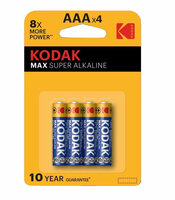 Bateria KODAK LR03 alkaiczna max AAA 4szt/blister p10