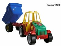 Traktor z przyczepą 220 CHOIŃSKI mix cena za 1szt.