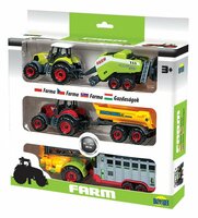 Farma zestaw - traktory w pudełku  02438