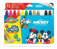 Kredki 12 kolorów świecowe żelowe wykręcane w sztyfcie Mickey i Przyjaciele Colorino Kids 89946