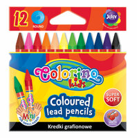 Kredki grafionowe 12 kol. Colorino Kids