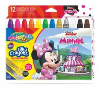 Kredki 12 kolorów świecowe żelowe wykręcane w sztyfcie Minnie Mouse Colorino Kids 90713