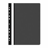 Skoroszyt OFFICE PRODUCTS PP A4 miękki 100/170mikr. wpinany, czarny p25 cena za 1szt