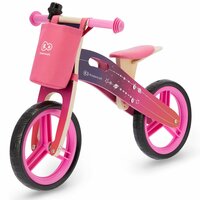 Kinderkraft rowerek biegowy Runner Galaxy pink z akcesoriami