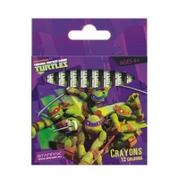Kredki świecowe 12kol Ninja Turtles. STARPAK
