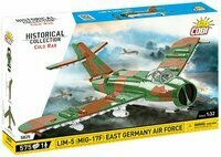 COBI 5825 Historical Collection Cold War Zimna Wojna Samolot myśliwski LIM-5 ( MiG-17F ) East Germany Air Force 575 klocków