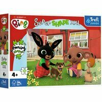 Puzzle 60el Super Shape XXL Bing - Zabawa z pieskiem 50013 Trefl Junior