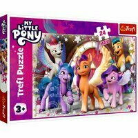 Puzzle 24el Maxi Wesoły dzień kucyków. My Little Pony 14355 Trefl