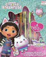 Zestaw piśmienniczy 6 żelowych długopisów z notatnikiem Koci Domek Gabi. Gabby's Dollhouse GD00064 Kids Euroswan