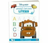 Książeczka Disney uczy. Auta. Litery UDZ-9305