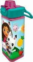 Bidon kwadratowy 500ml PP Koci Domek Gabi Gabby's Dollhouse GD00073 Kids Euroswan