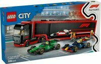 LEGO 60445 CITY F1 Ciężarówka z bolidami RB20 i AMR24 F1 p3