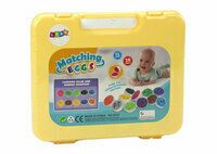 Jajka w walizce układanka edukacyjna 17802 Lean Toys