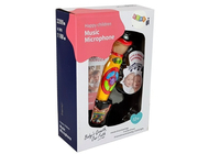 Mikrofon nagrywający żółto-czarny 7570 Lean Toys