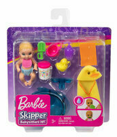 Barbie Dziecko lalka + akcesoria HBP34 MATTEL