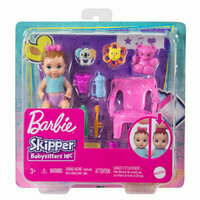 Barbie Dziecko lalka + akcesoria HJY29 MATTEL