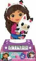 Lampka 3D z budzikiem Koci Domek Gabi. Gabby's Dollhouse GD00095 Kids Euroswan