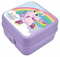Pudełko śniadaniowe z przegródkami 14x14x8cm Sweet dreams KL11534 Kids Euroswan
