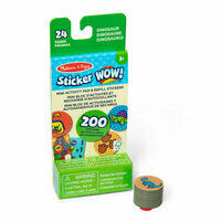 MELISSA Sticker WOW! Notesik Mini Activity Pad z naklejkami Dinozaury 50298