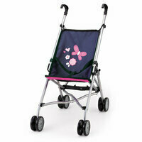 PROMO Bayer Wózek spacerówka dla lalki Buggy różowo-niebieski 30113AA