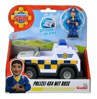 Strażak Sam Jeep policyjny 4x4 mini Simba