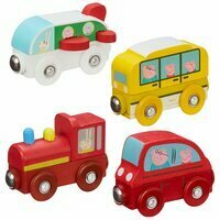 Peppa Pig - Drewniany mini pojazd Świnka Peppa 07215 mix cena za 1 szt