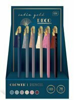 Ołówek z zawieszką chwost Deco Satin Gold Interdruk p36 mix cena za 1 szt