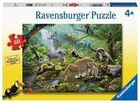 PROMO Puzzle 60el Zwierzęta z lsu tropikalnego. 051663 Ravensburger