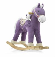 Koń na biegunach Pony purple